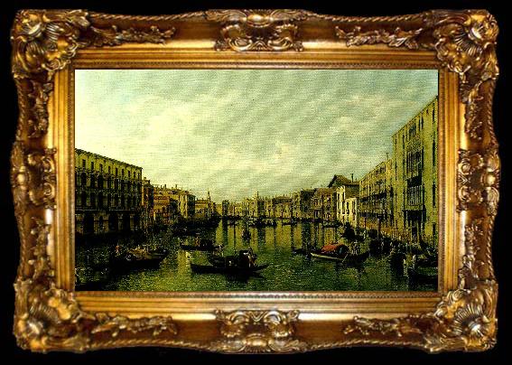 framed  Canaletto vy over canal grande i venedig, ta009-2